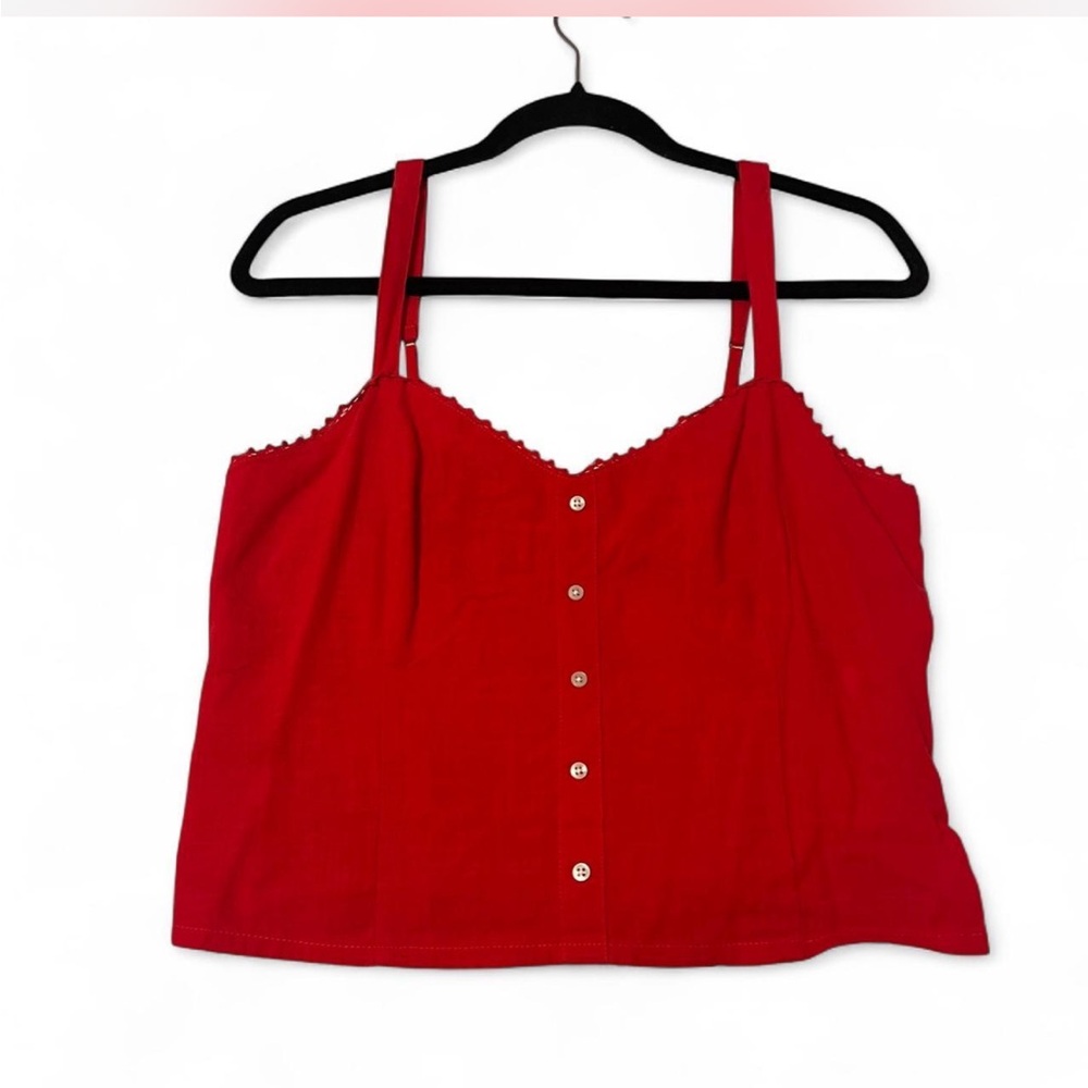 Abercrombie & Fitch | Scarlet Button-Down Camisole